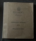 Rolls-Royce enthusiast club technical manual 1972 reprinted 1976
