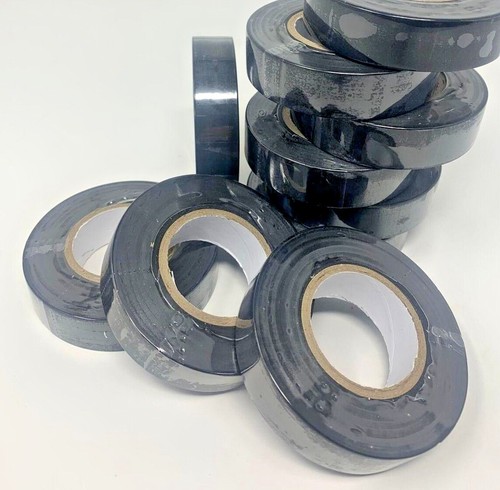 Electrical Insulation PVC Tape Flame Retardant Black 19mm x 20m Electricians - Picture 5 of 15