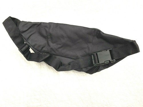 Waist Pouch Travel Sports Bum Bag Black wt small side pocket Bags new Polyester - Picture 12 of 13