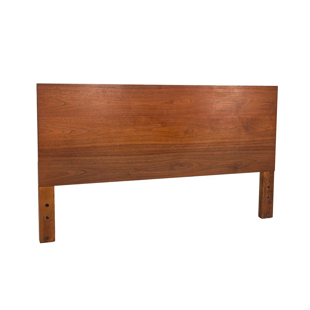 1958 George Nelson for Herman Miller Full-Sized Walnut Headboard Original Label - Picture 12 of 12