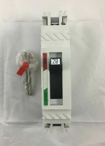 Federal Electric 20A 20 Amp Single Pole SP 1P MCCB HEF1P20 Circuit Breaker - Picture 1 of 2