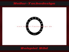 Aufkleber auf Tachoglas für Jaguar E Type Smiths Jäger 160 Mph zu 260 Kmh