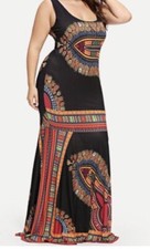 SHEIN Women’s summer ethnic tank top dress size 1XL NWOT