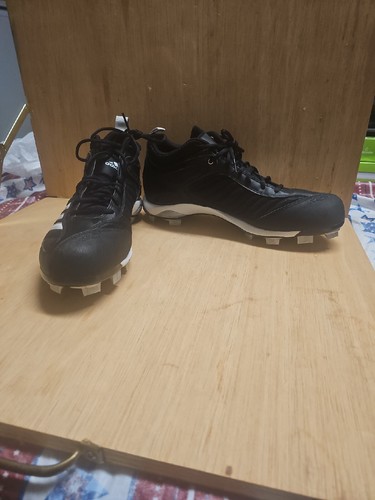 Adidas Herren Baseball Traxion 13,5 Excel Metal Low Schwarz Schuhe - Bild 11 von 12