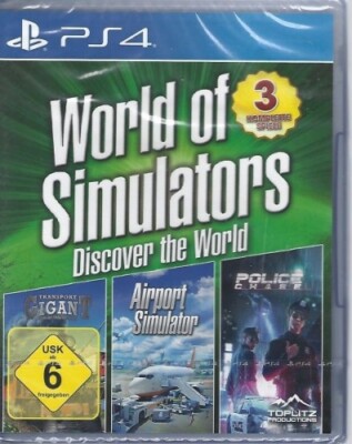 World of Simulators - Discover the World - Playstation PS4 - Neu / OVP