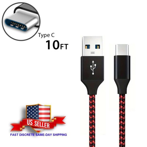 3x USB-C to USB-C Cable Fast Charger Type C Charging Cord Data SYNC 1/3/6/10 Ft - Picture 70 of 95