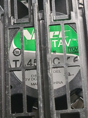 Delta 12V 1.80A AFC1512DG DG168 fan 150*150*50mm 4pin & NIDEC BETAV TA450DC USED - Picture 4 of 10