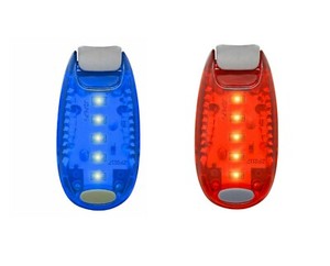 blue red flashing bike lights