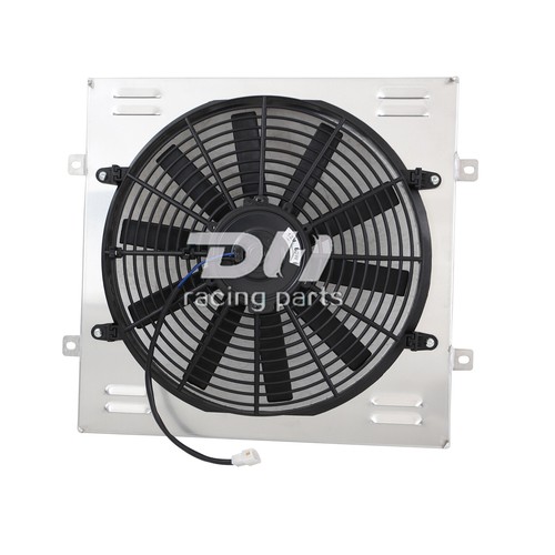 Cubierta de aluminio + ventilador de 14" para Ford Mustang 1965-1966/Falcon/Mercury Comet 1963-1965 - Imagen 1 de 3