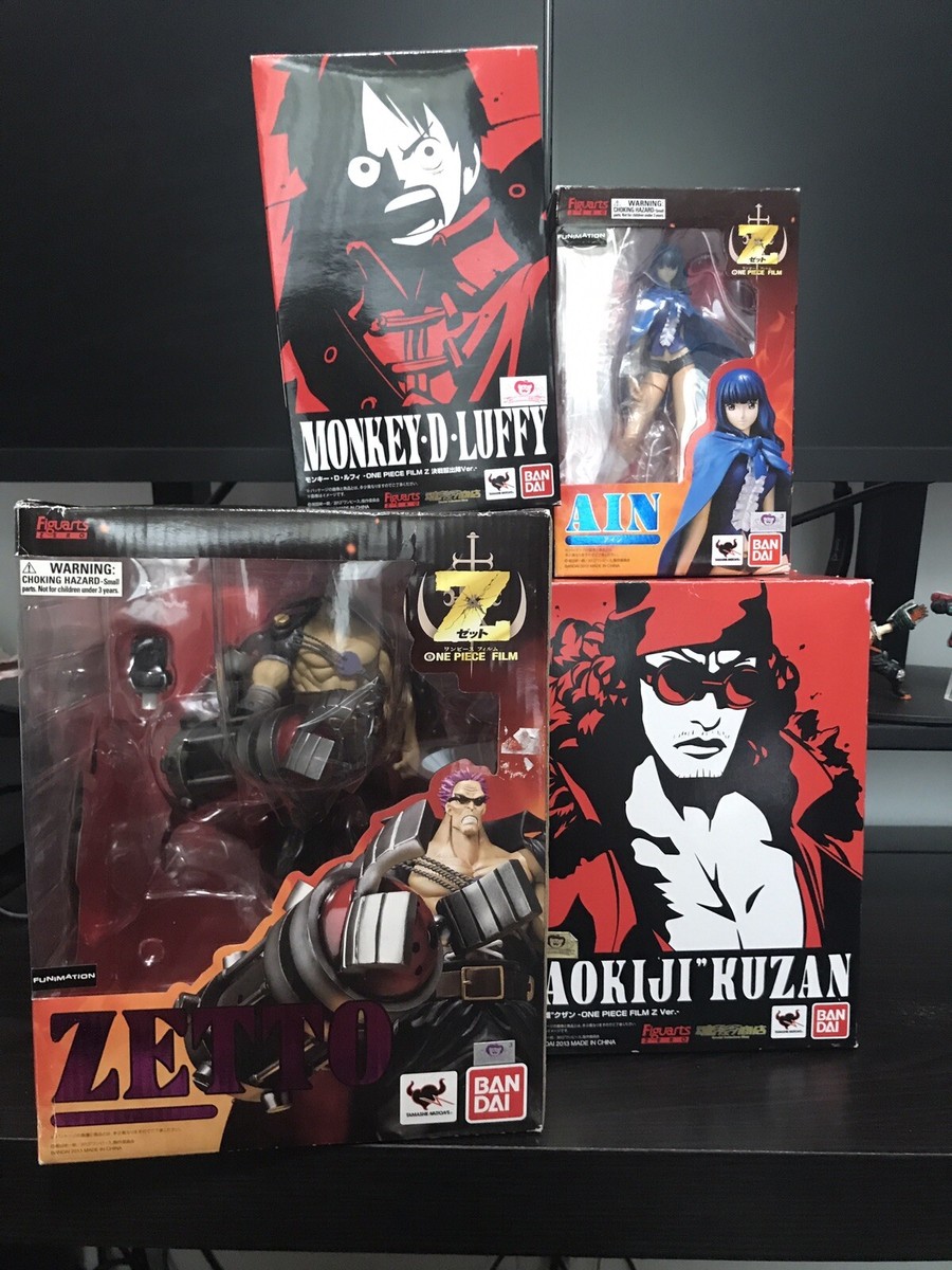 One Piece Figuarts Zero Film Z Luffy, Ain, Zetto, Aokiji | eBay