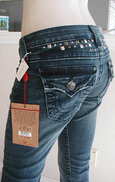 Nuevo con etiquetas True Religion Billy disco punk jeans drifter oscuro - Imagen 1 de 1