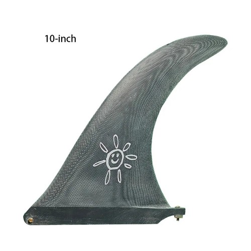 Surfboard Single Fin Longboard Fiberglass Surfing Fins - Picture 25 of 32