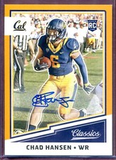 CHAD HANSEN ~ 2017 Classics Significant Signatures Gold #214 AUTO (#7/49)