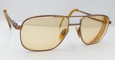 Vintage Luxottica Hector Bronze Pilot Metal Sunglasses Italy FRAMES ONLY
