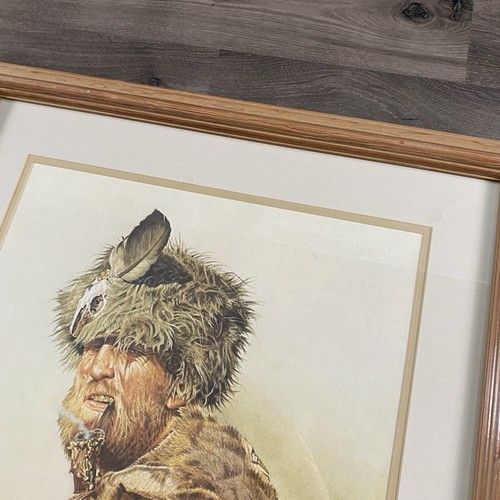 Bob Moline Pelzfänger 1981 Lithographie signiert Limited Edition #206/975 gerahmt - Bild 12 von 22