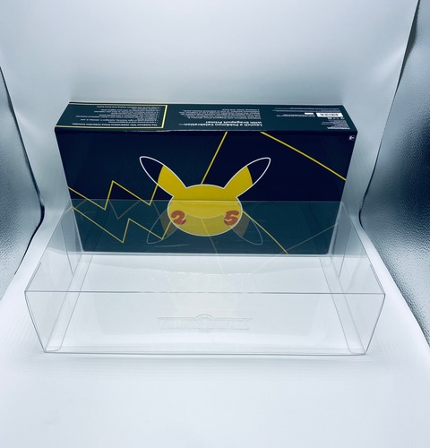 1 Plastic Protector fits Pokemon Celebrations 25th Anniversary Prime Box 0.50mm - Picture 8 of 10