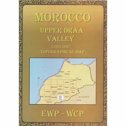 Morocco Upper Draa Valley Topographic Map - Bild 1 von 3