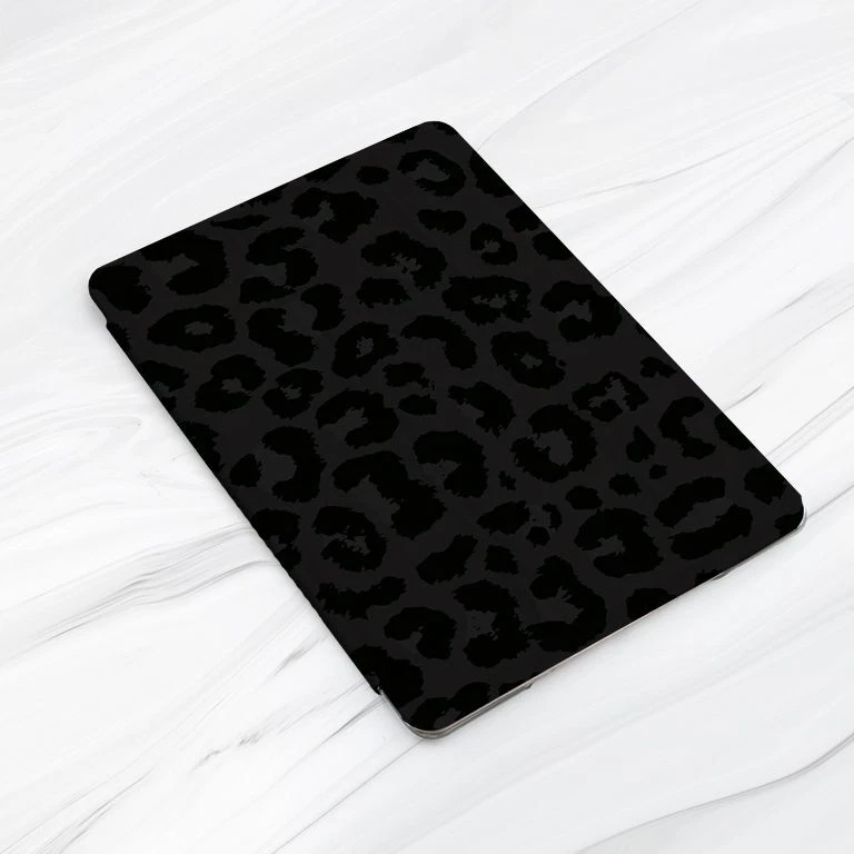 Black Leopard Print Boho Dark Case For iPad 10.2 Air 3 4 5 Pro 9.7 11 12.9 Mini - Image 3 of 4