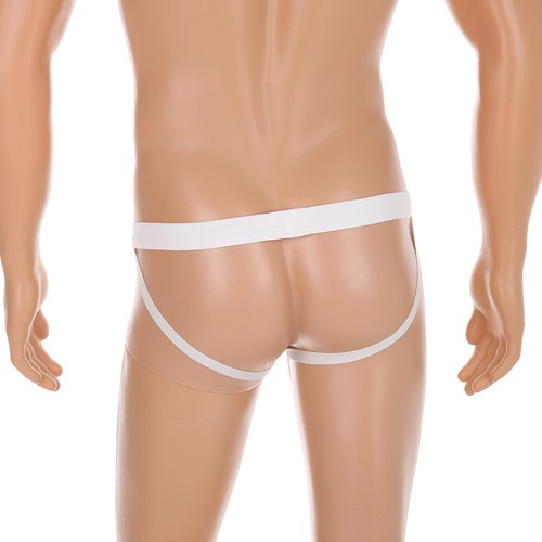 Männer Jockstrap Netz Sexy Niedrige Taille Durchsichtig Unterwäsche Gay Höschen Beutel Tangas - Bild 19 von 26