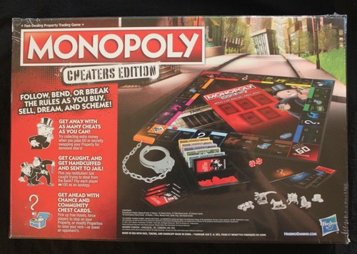 NEW SEALED Hasbro Monopoly Cheaters Edition Board Game #8 - Picture 2 of 9