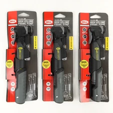 Bell Bike Frame Pump Air Strike 550 High Volume Schrader Presta Valves Lot of 3