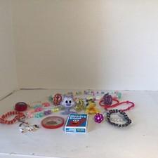 LOT Of Girl  s Toys, Jewelry, Game, Etc. Red Clock Needs Batteries