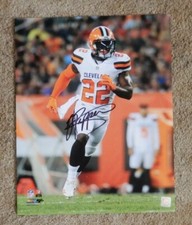 Jabrill Peppers signed 16x20 inch Cleveland Browns color photo #2