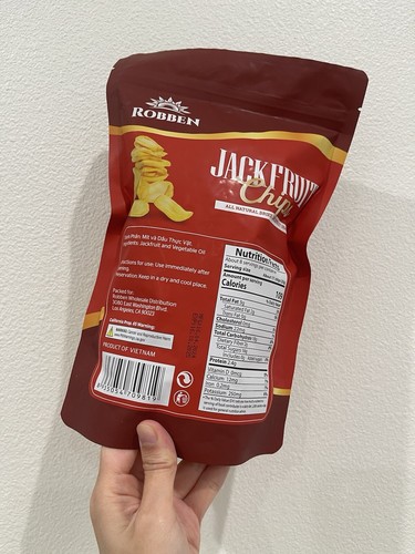 ROBBEN All Natural Dried Jackfruit Chips NO ADDED SUGAR 200G - US Seller - Picture 4 of 10
