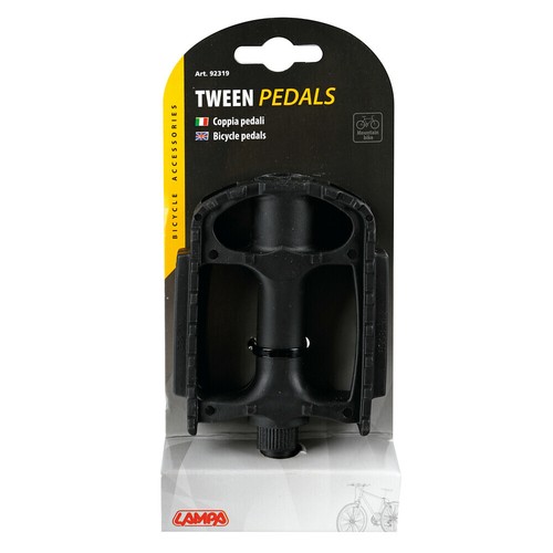 Coppia pedali bicicletta bici MTB-ATB in resina con catarifrangenti - Foto 2 di 2