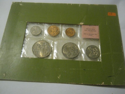New Zealand 1968 Special Issue for Collectors Pink Label Uncirculated 6 Coin Set - Picture 8 of 13