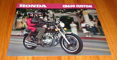 Original 1980 Honda CB650 Custom Motorcycle Sales Brochure