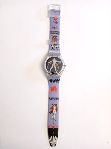 Swatch Gent Discobolus GK141 1992 Vintage Orologio da polso Anni 90 NOS Quarzo - Foto 6 di 10