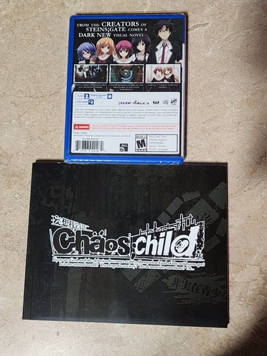 Chaos;Child w/ Book Playstation Vita PS Vita Brand New Factory Sealed - Picture 2 of 4