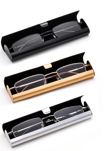 Gafas de lectura delgadas diseño compacto con estuche de viaje de aluminio - Imagen 3 de 18