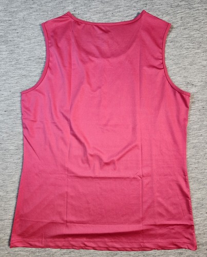 Sleeveless Workout Tank Top Athletic Loose Fit Womens Size Large Pink - Picture 2 of 6