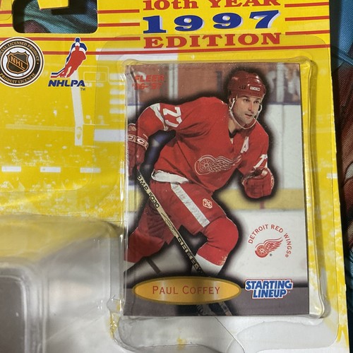1997 Paul Coffey Philadelphia Flyers Starting Line-Up Detroit Red Wings &card - Picture 6 of 12