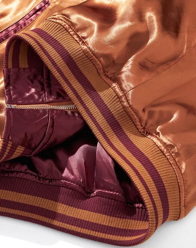 Herren Souvenir Jacke Japanisches Muster Stickerei Löwe Wende Sukajan Unisex - Bild 10 von 11