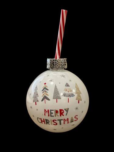 Crofton Decorazione Vetro Sipper 'Buon Natale' con Cannuccia Ottimo Regalo - Foto 5 di 11