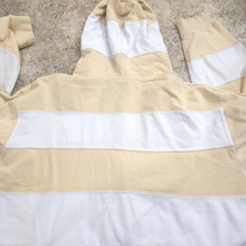 Southpole Y2K Full Zip Up Hoodie Sweatshirt Mens XLarge Adult Skate White Brown - Picture 16 of 17