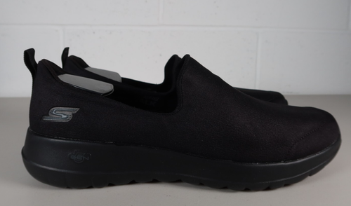 Womens Skechers Go Walk Joy Black Slip On Comfort Trainers Shoes VGC - UK 8