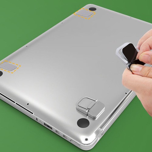 Stojak na laptopa na biurko komputera klawiatura stojak riser aluminium laptop - Zdjęcie 8 z 12