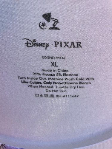 NWT Women’s DISNEY Pixar UP Carl & Ellie Disneyland T-Shirt, Size XL - Picture 2 of 6