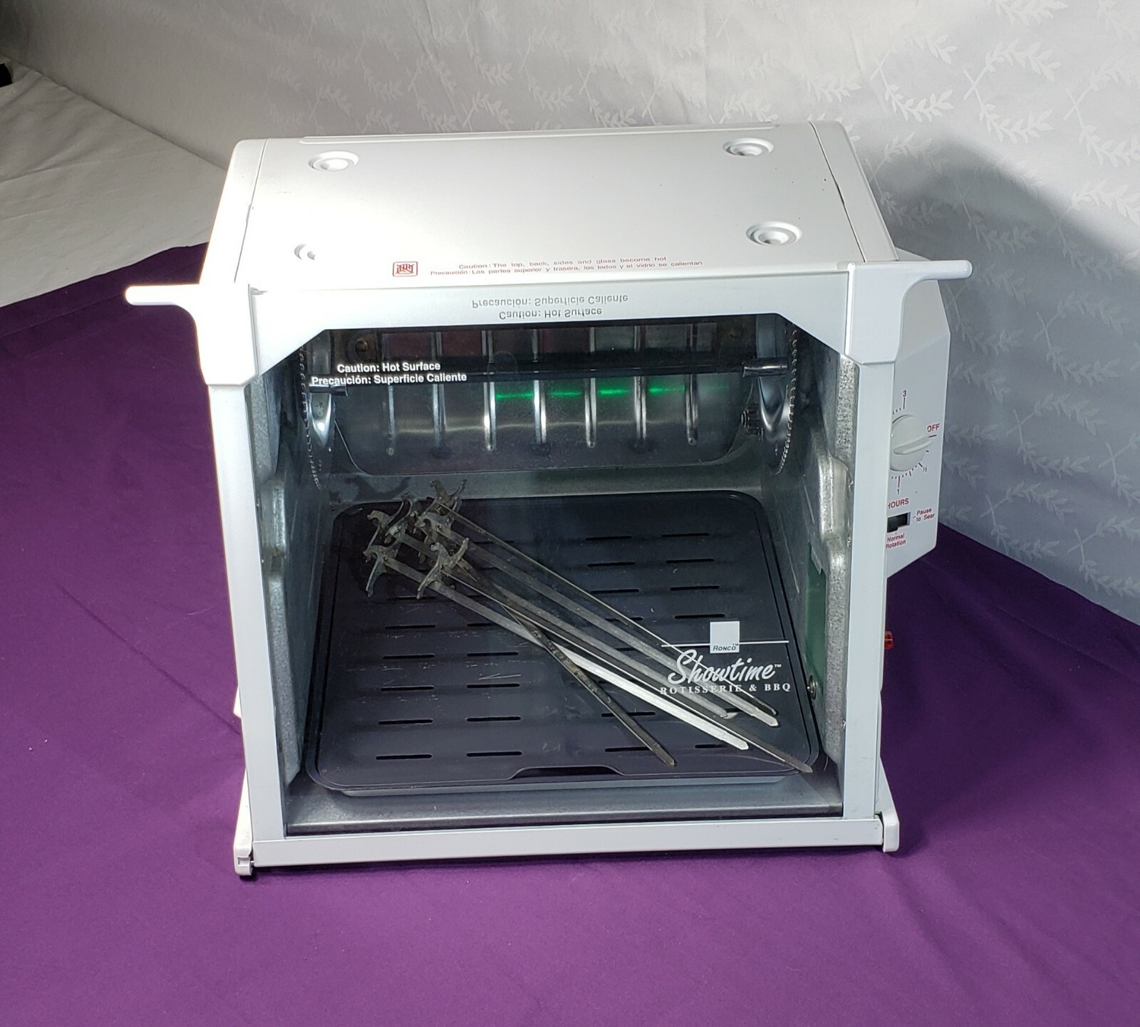 Ronco Showtime 4000 redisserie Clean-Tested -Working Ronco Showtime 4000 redisserie Clean-Tested -Working