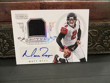 National Treasures Autograph Century Materials Falcons Matt Ryan 17/25 2012