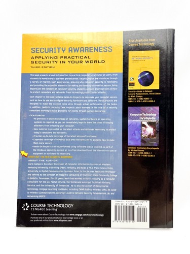 Security Awareness: Applying Practical Security in Your World - FREE SHIPPING - Picture 2 of 9