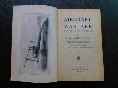 Aircraft in Warfare F. W. Lanchester - WW1 Aerial Combat - 1916 - Foto 4 di 11