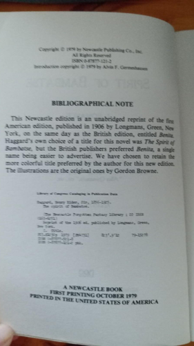 2 Bücher von H. Rider Haggard - Herz der Welt & Der Geist von Bambaste - Bild 6 von 6