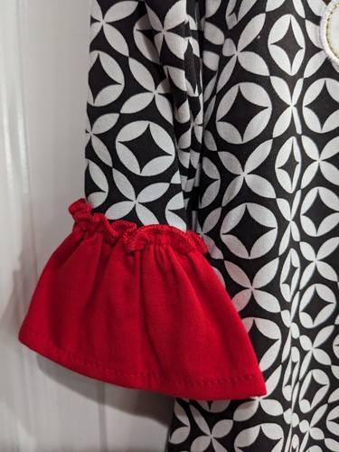 Rare Editions girls 4 5 6 6X Santa Christmas Holiday outfit striped legging set - Picture 6 of 8