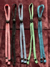 NEW NIP 5 Pack Adjustable Mask Lanyards for Kids/Adults 27.6 inches Washable
