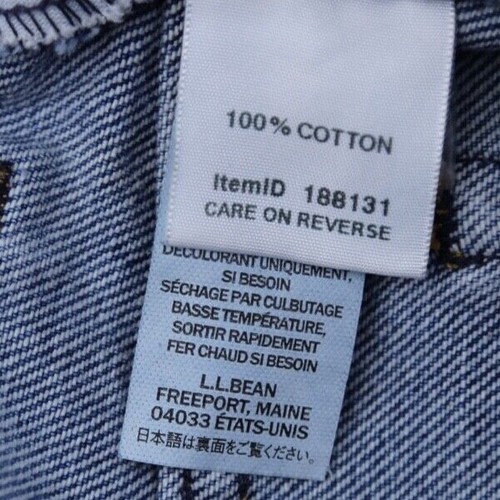 Pantalones de mezclilla para mujer LL Bean ajuste original relajados algodón talla 12MT (31x32) - Imagen 4 de 6